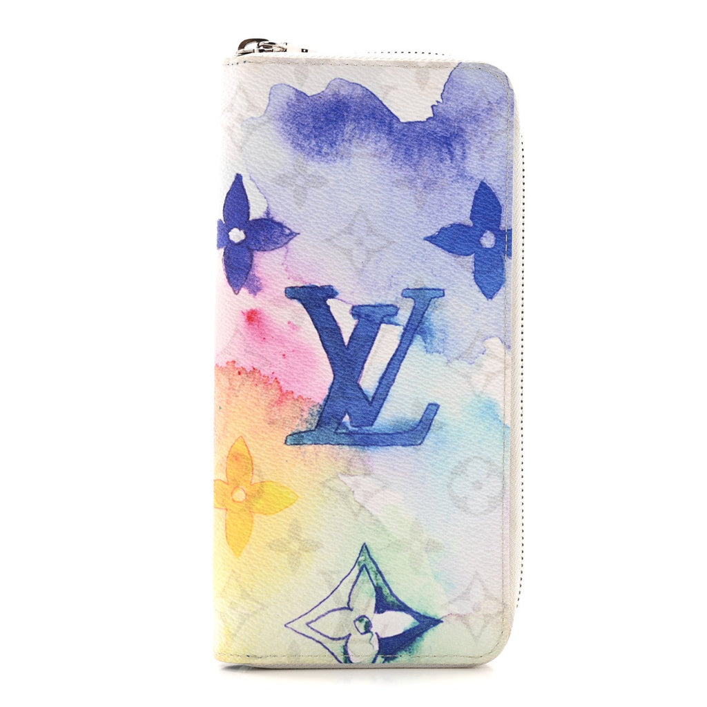 Louis Vuitton Monogram Watercolor Vertical Zippy Wallet