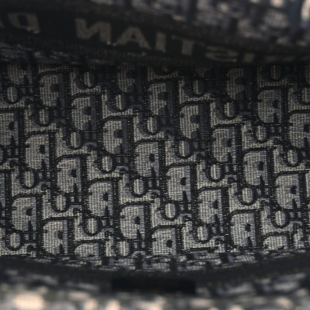 Christian Dior Oblique Medium Book Tote Blue Multicolor