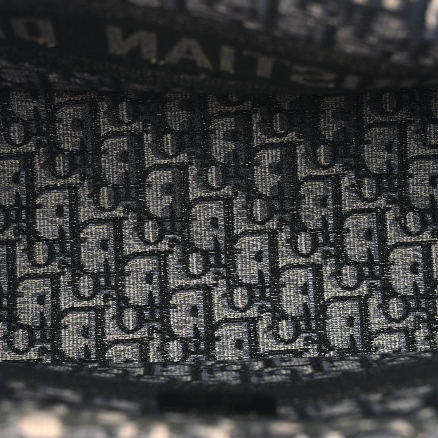 Christian Dior Oblique Medium Book Tote Blue Multicolor