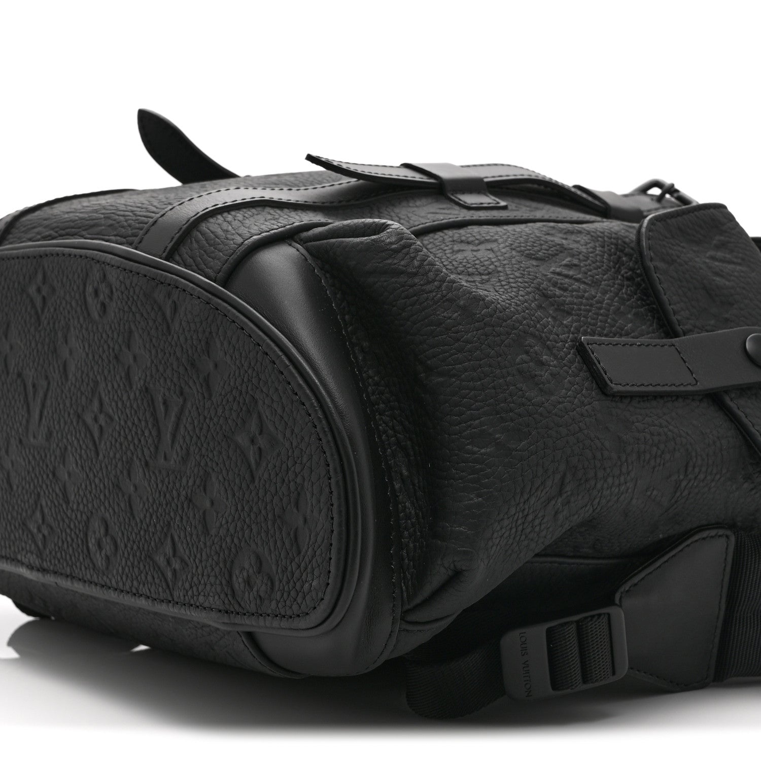Louis Vuitton Taurillon Monogram Christopher PM Backpack Black
