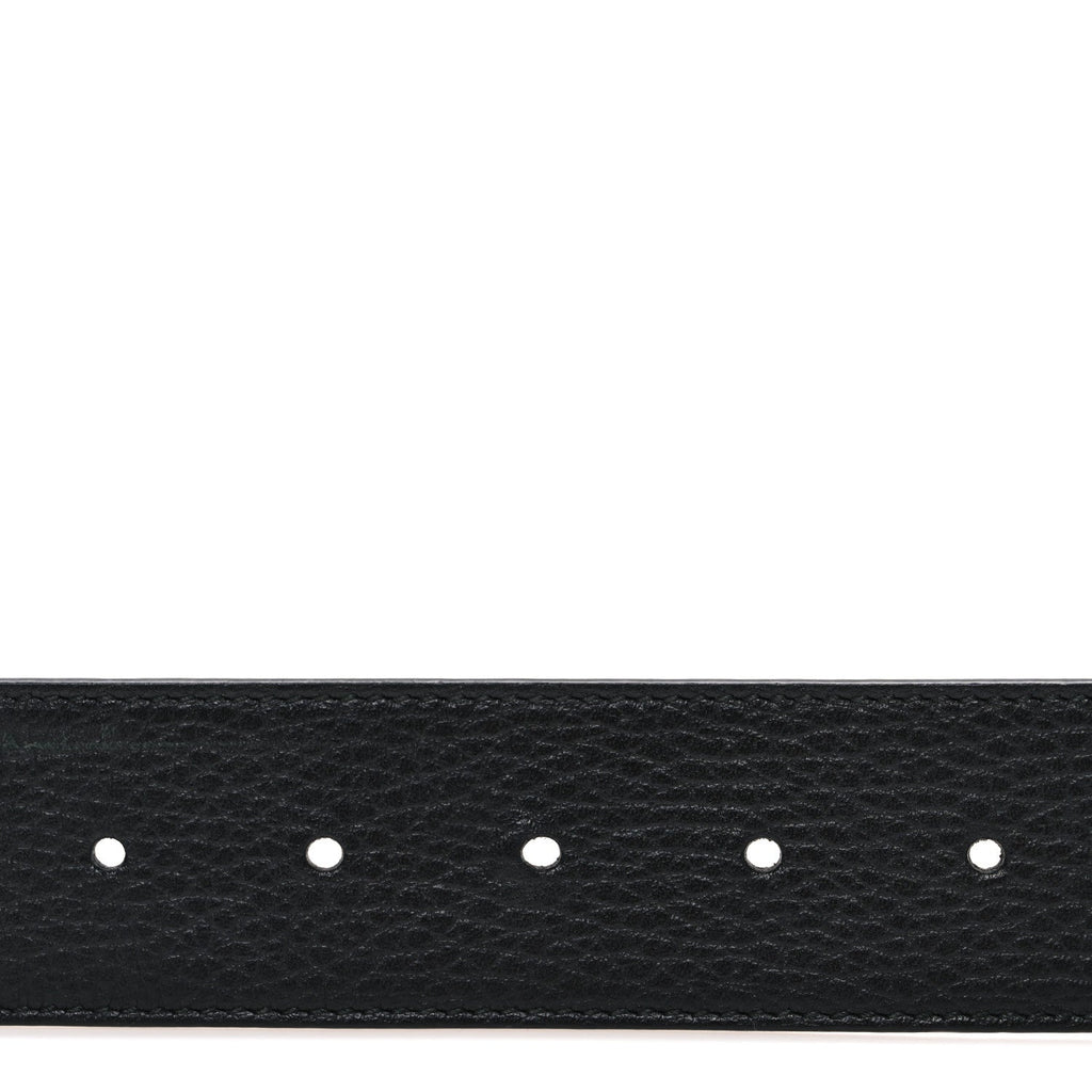 Gucci Calfskin 1973 Reversible Belt 95 38 Black Pink