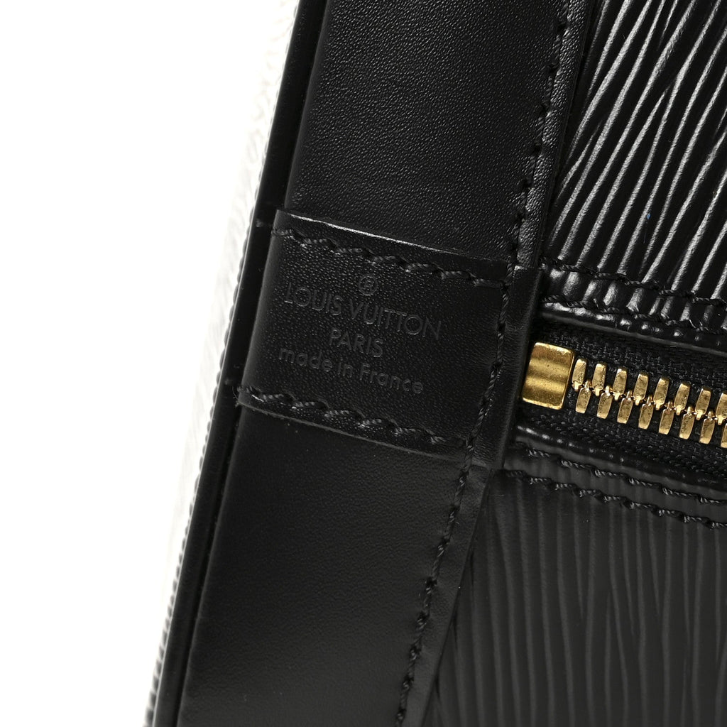 Louis Vuitton Epi Alma PM Black