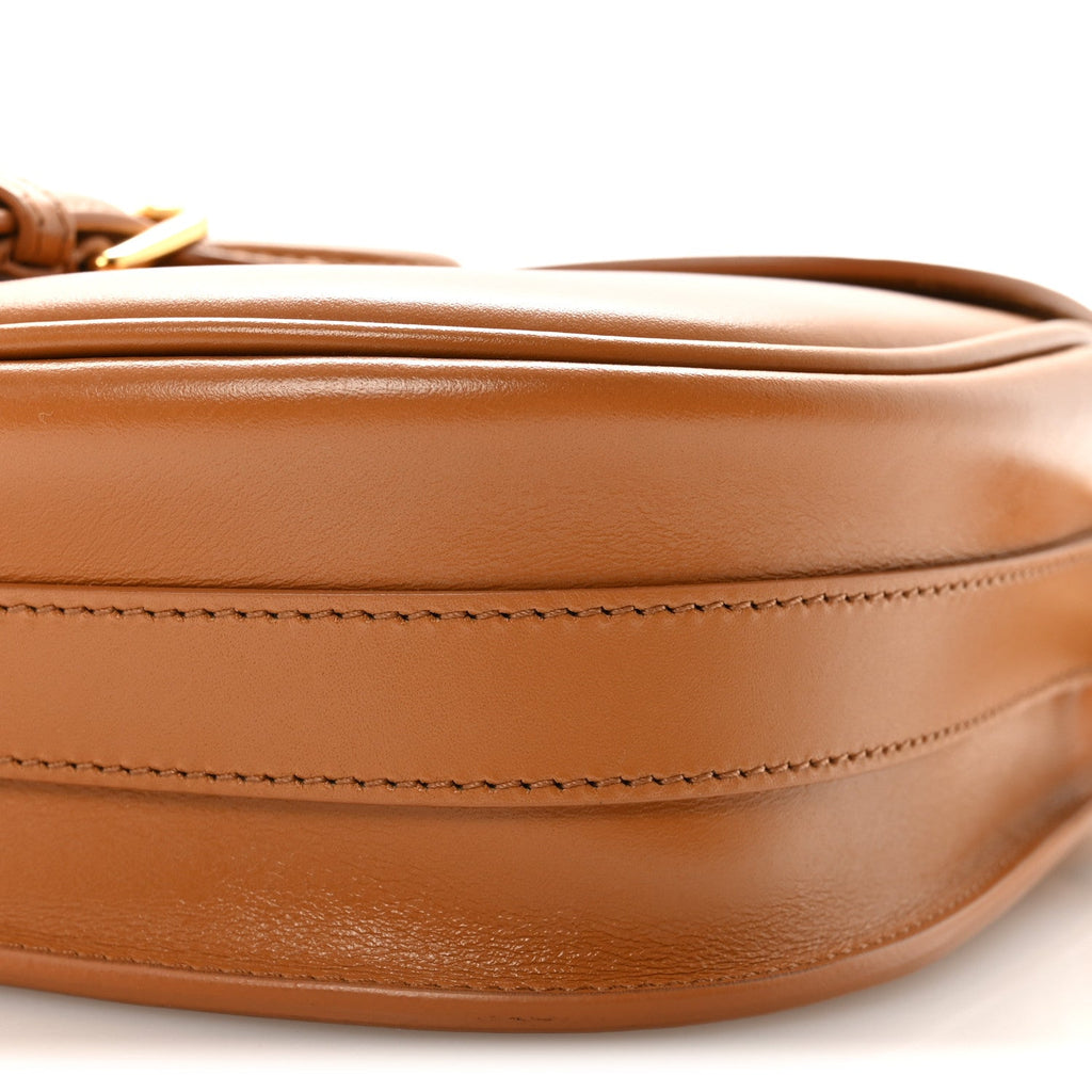 Christian Dior Box Calfskin Medium Bobby Flap Camel