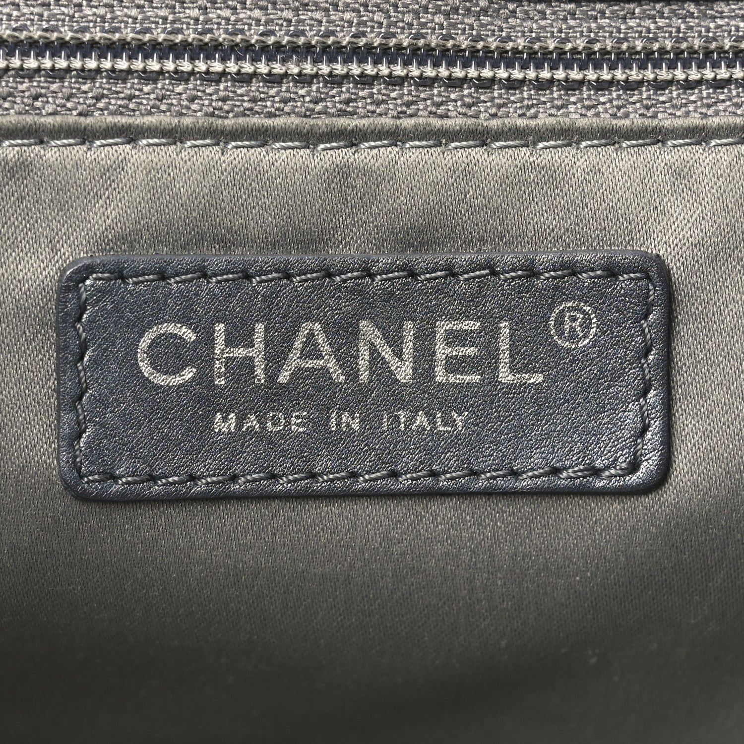 Chanel Lambskin Quilted Week End on Mars Tote Black