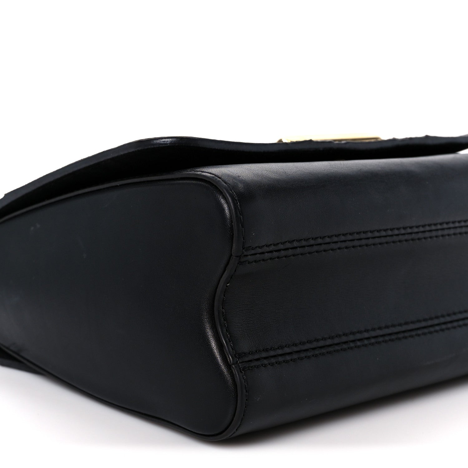 Louis Vuitton Veau Satin Monogram Twist Shoulder Bag MM Black
