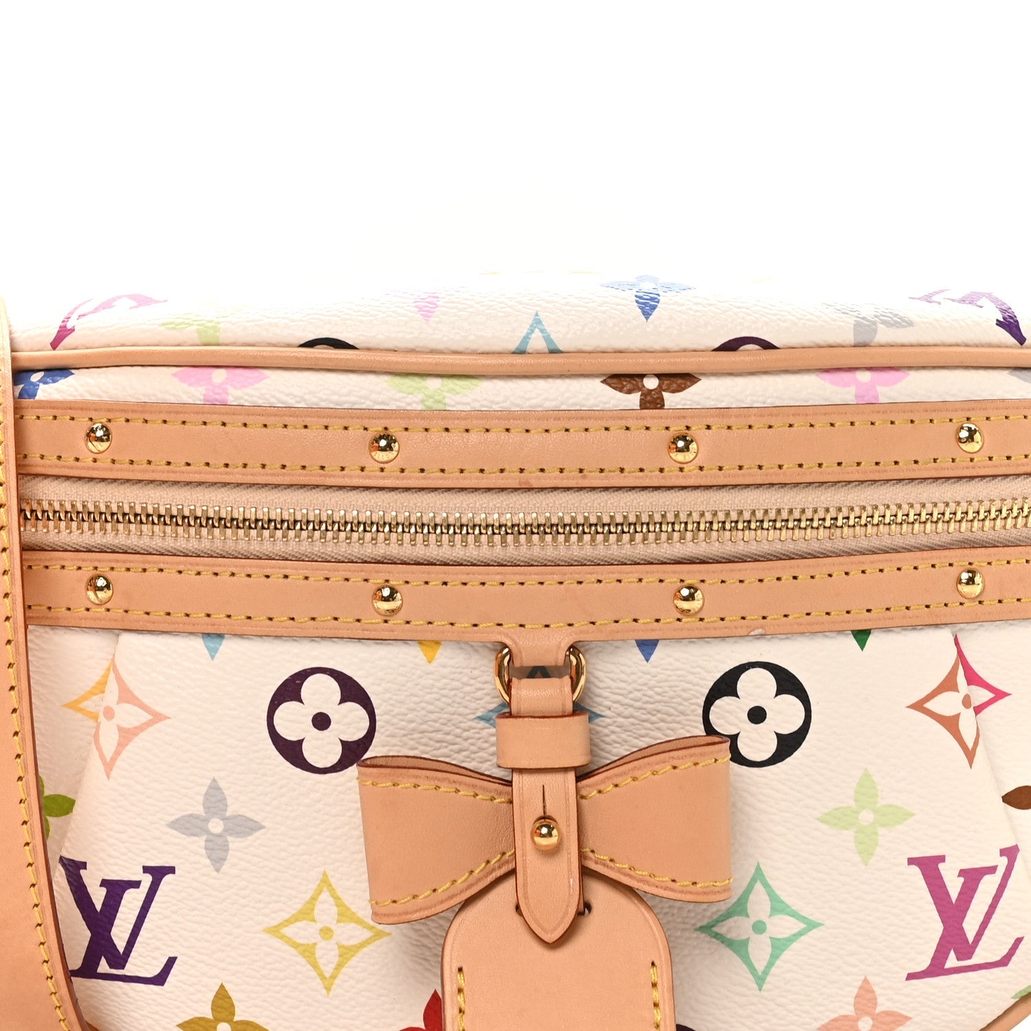 Louis Vuitton LV X TM Monogram Multicolor High Rise Bumbag White