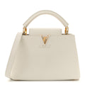 Louis Vuitton Taurillon Capucines BB Blanc Casse