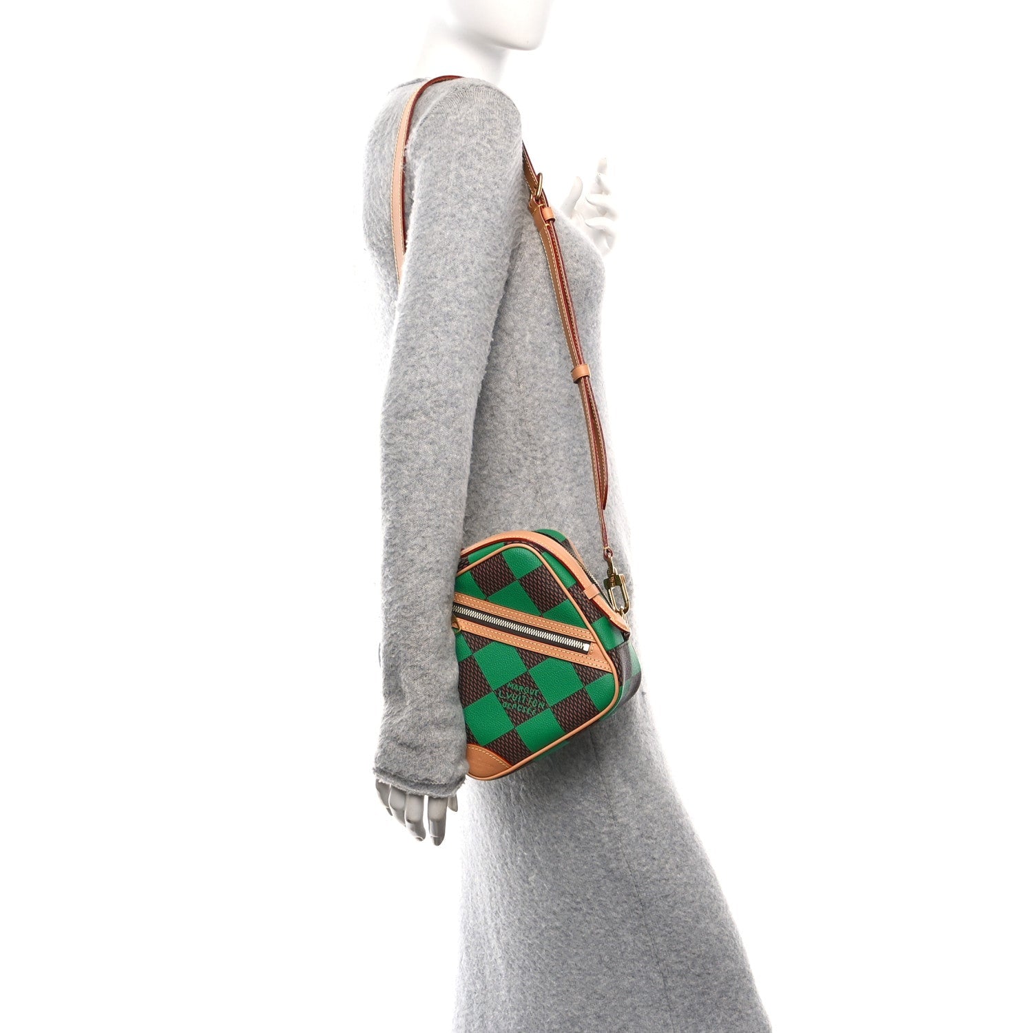 Louis Vuitton Damier Pop Chess Messenger Green