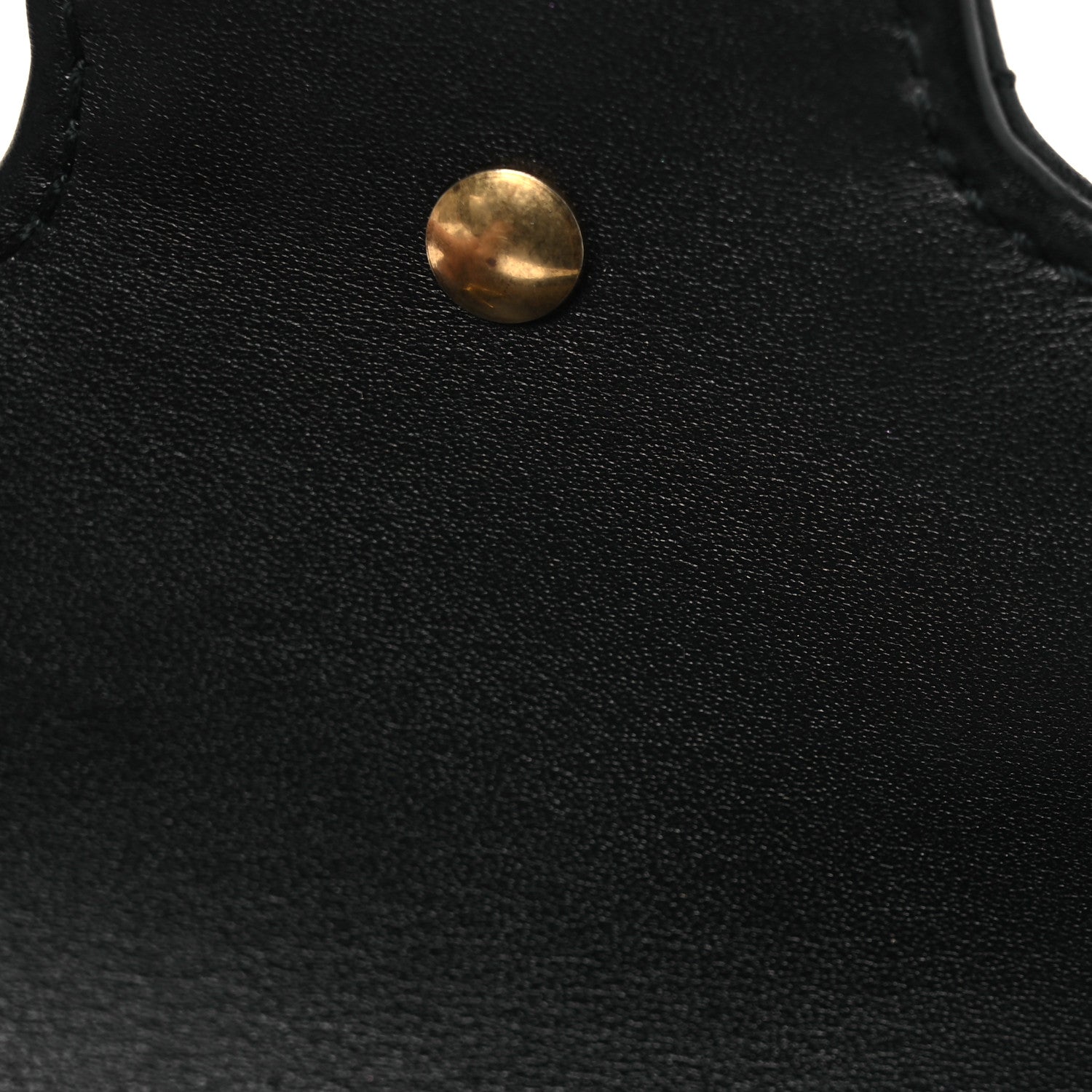 Gucci Calfskin Matelasse Super Mini GG Marmont Shoulder Bag Black