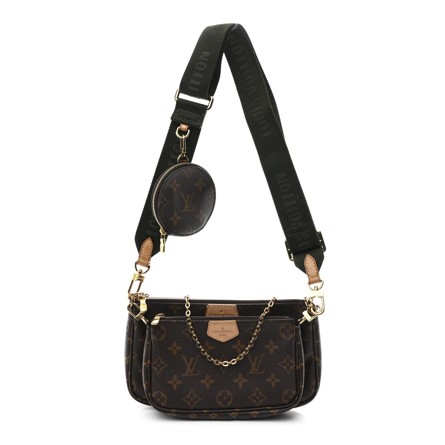 Louis Vuitton Monogram Multi Pochette Accessories Kaki