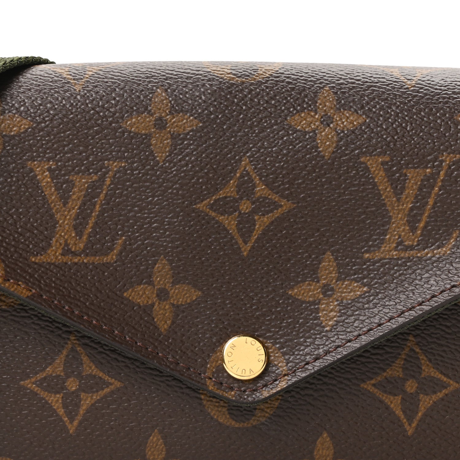 Louis Vuitton Monogram Felicie Strap & Go Kaki