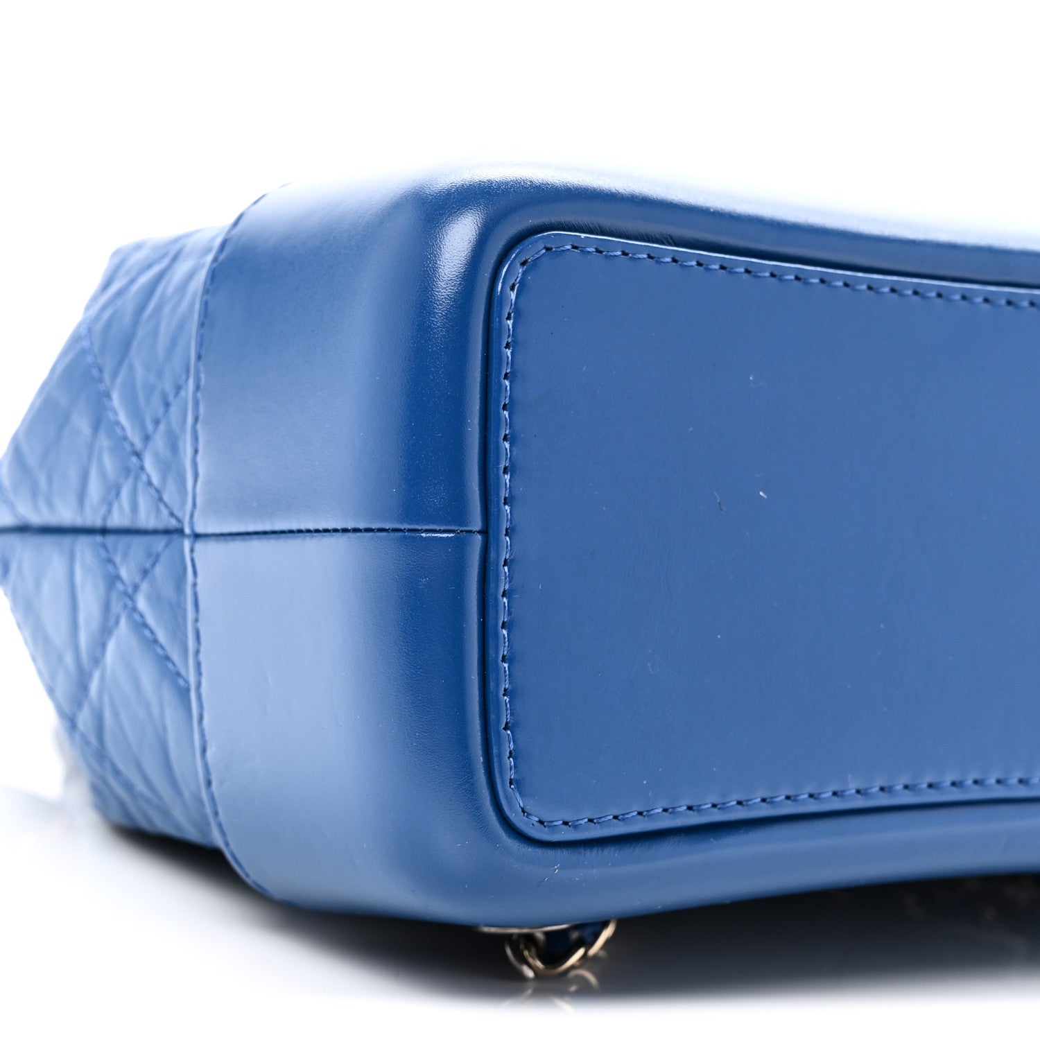 Chanel Aged Calfskin Quilted Small Gabrielle Backpack Blue