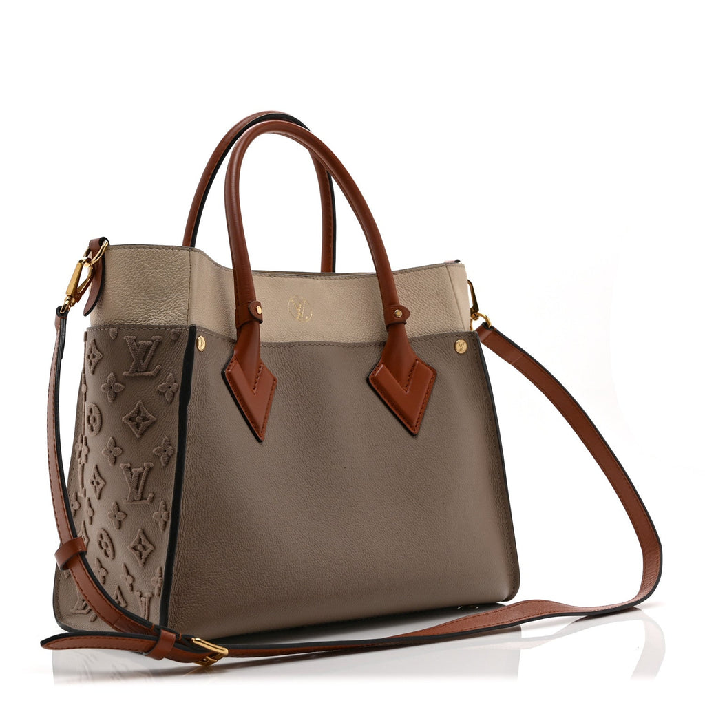 Louis Vuitton Calfskin Monogram Tufting On My Side Galet