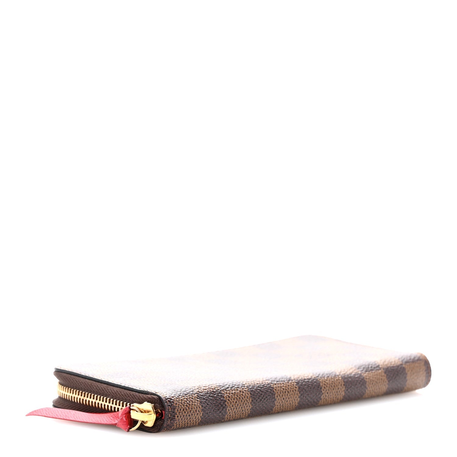 Louis Vuitton Damier Ebene Clemence Wallet Cherry
