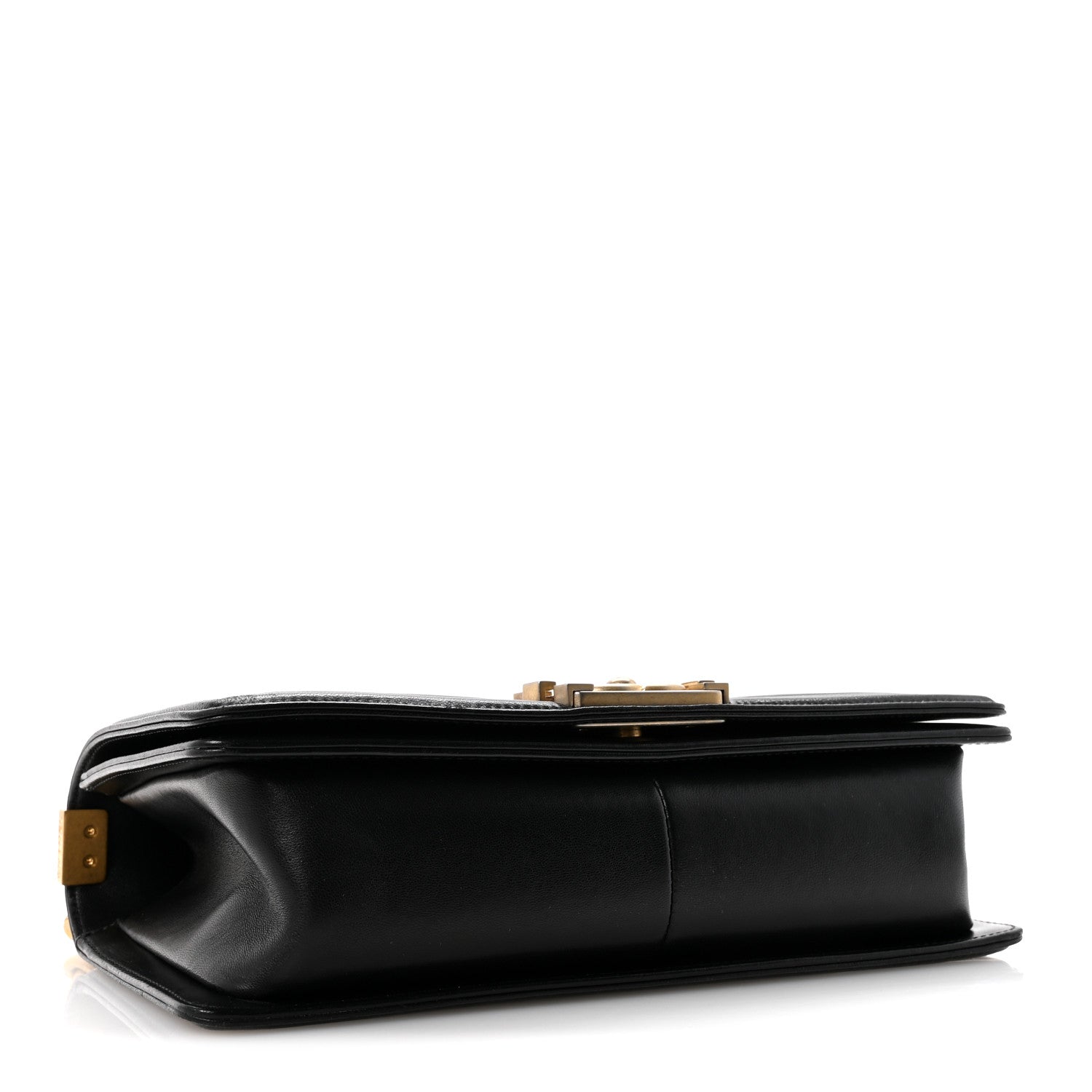Chanel Lambskin Quilted Medium Boy Flap Black
