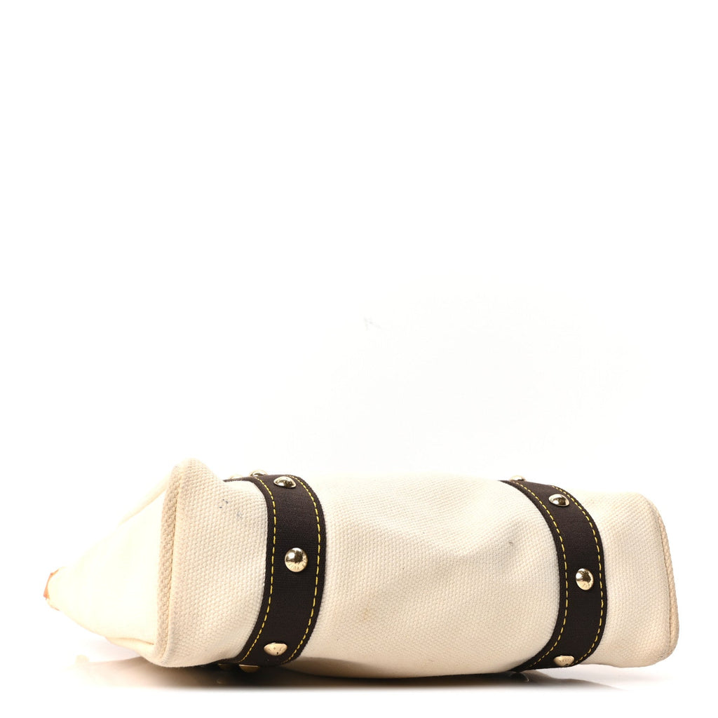 Louis Vuitton Toile Antigua Cabas MM Tote White