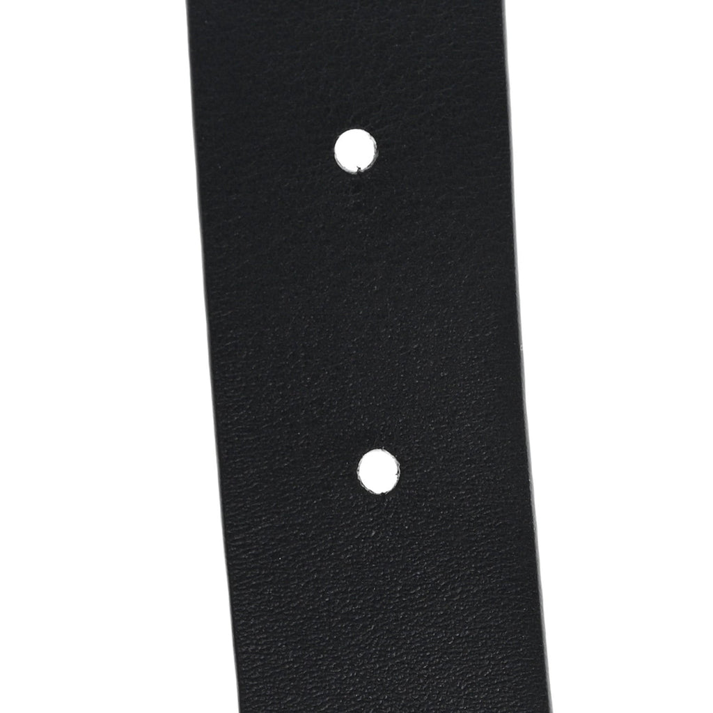 Calfskin Crystal CC Vendome 75 30 Belt  Black