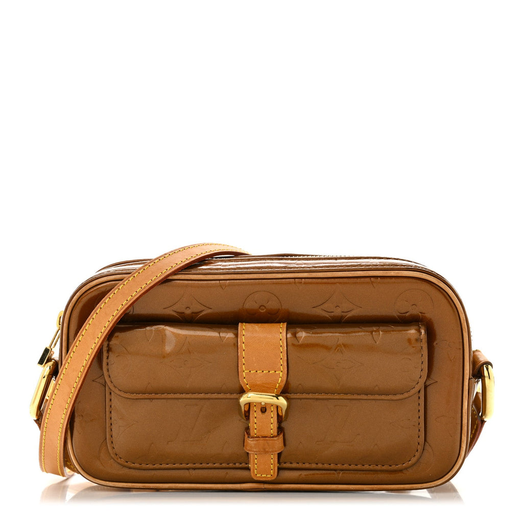 Louis Vuitton Vernis Christie MM Bronze