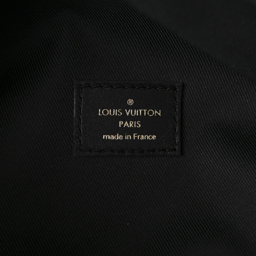 Louis Vuitton Calfskin Quilted New Wave Bumbag Black