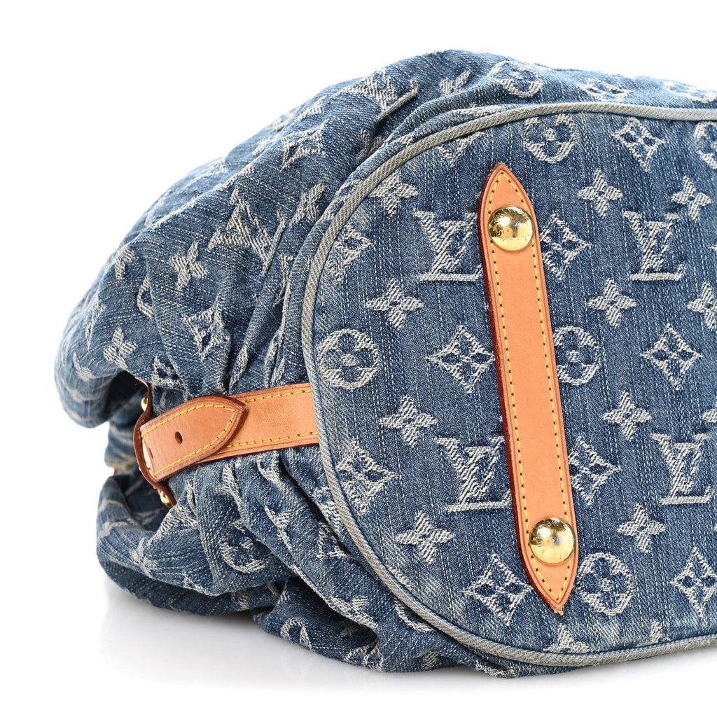 Louis Vuitton Denim Mahina XL Blue