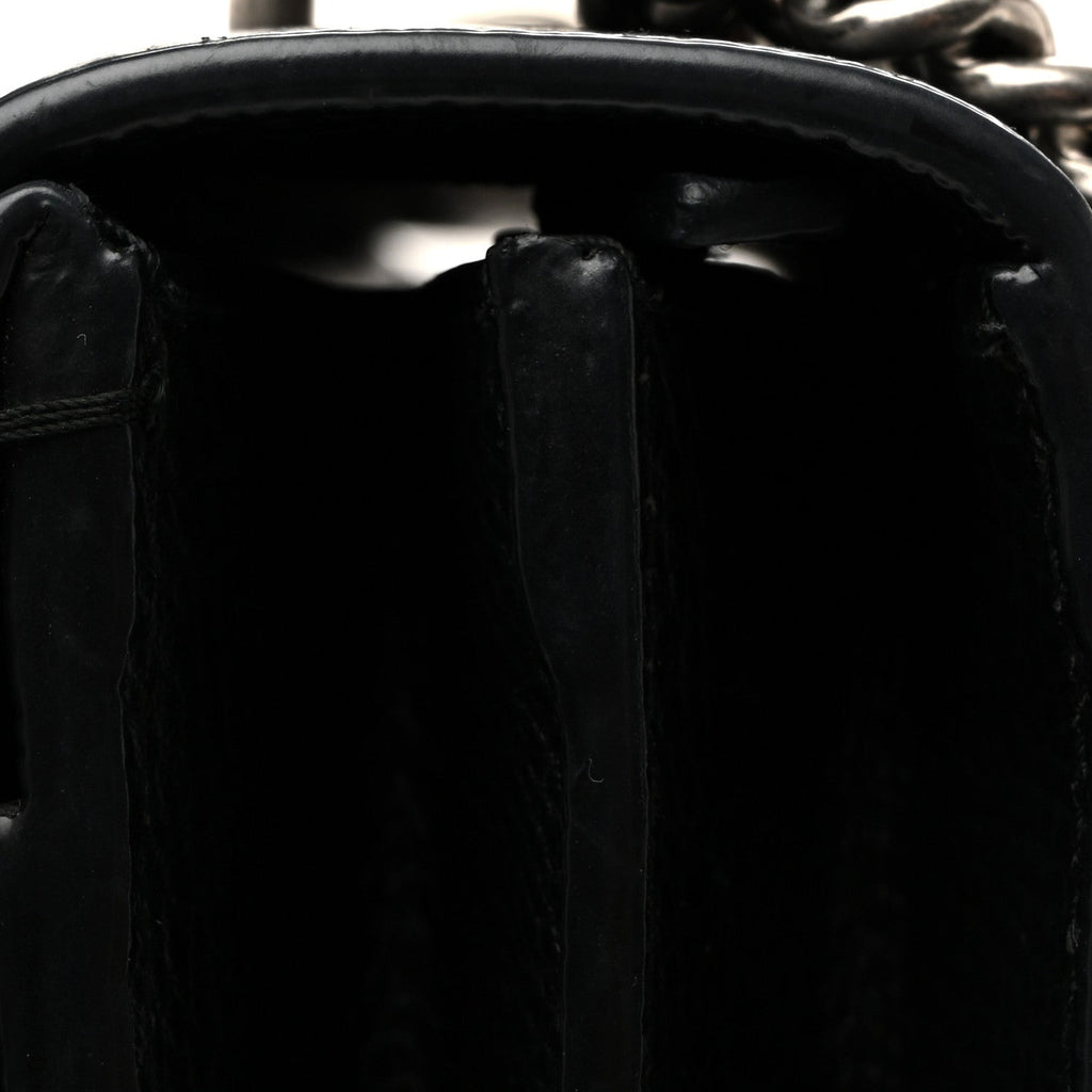 Gucci Pebbled Calfskin Small Dionysus Shoulder Bag Black