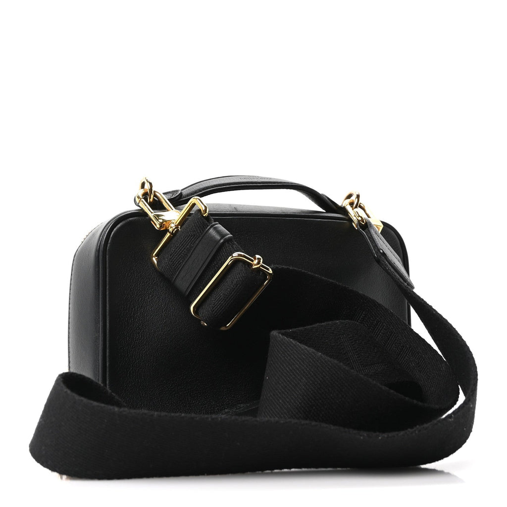Louis Vuitton Calfskin Monogram Embossed Utility Crossbody Black