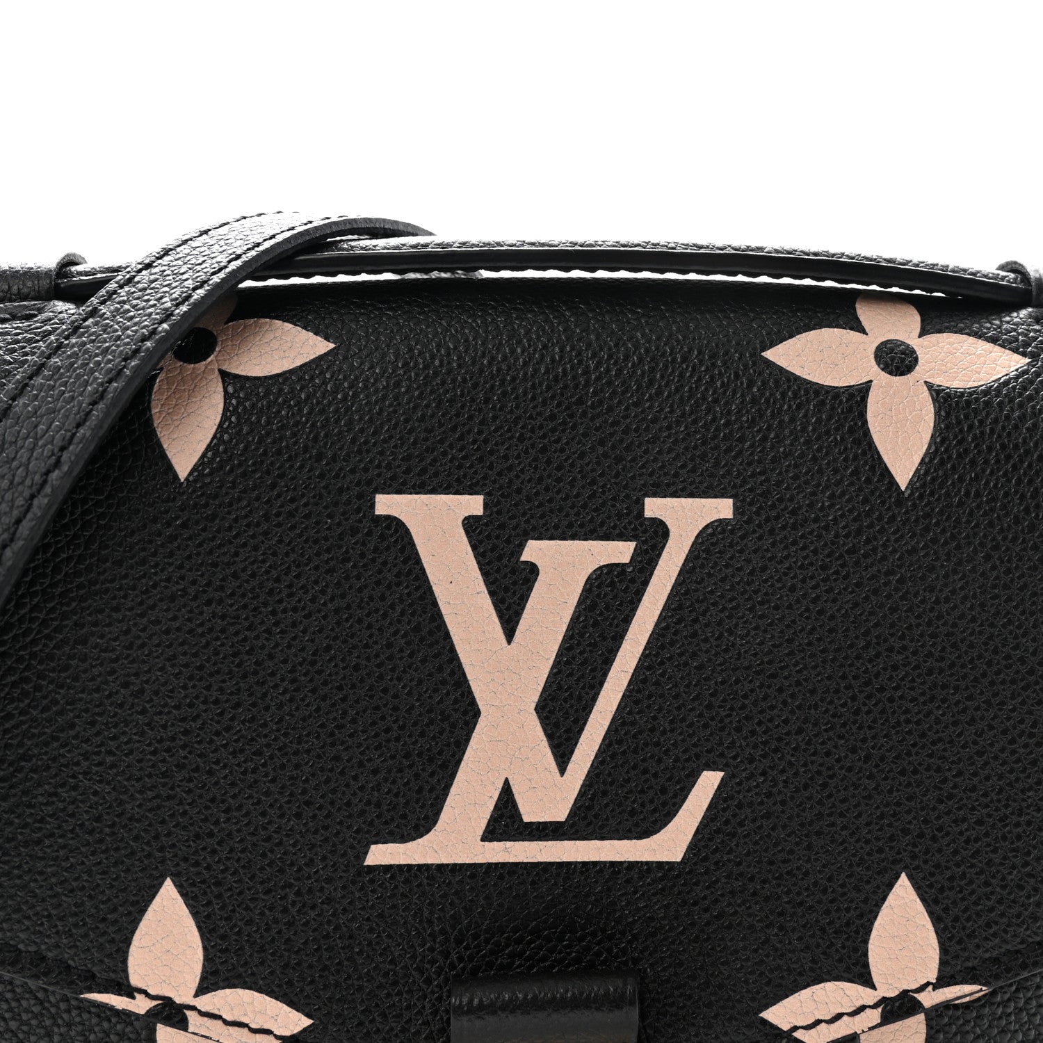 Louis Vuitton Empreinte Monogram Giant Pochette Metis Black Beige