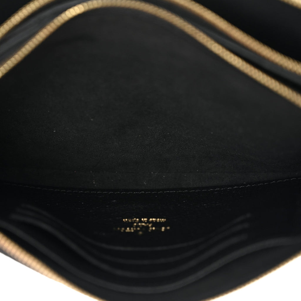 Louis Vuitton Empreinte Double Zip Pochette Black