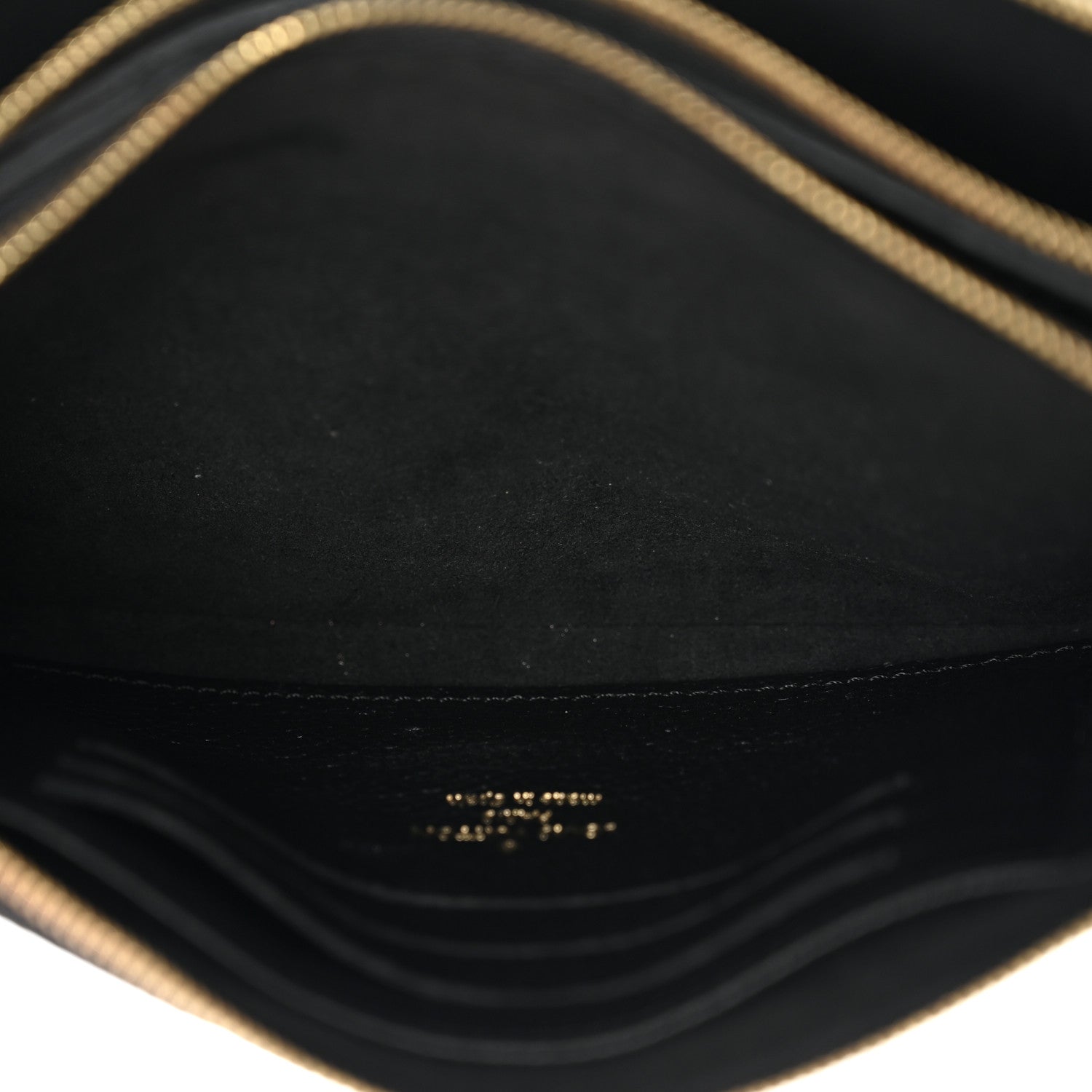 Louis Vuitton Empreinte Double Zip Pochette Black