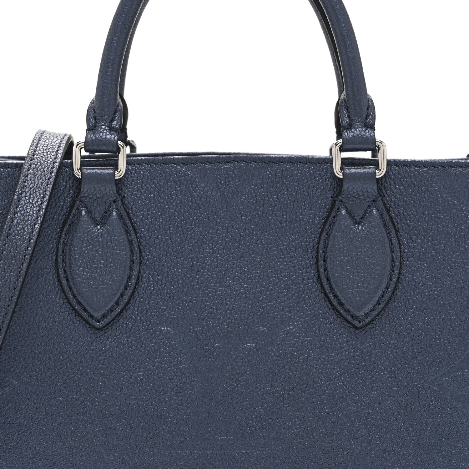 Louis Vuitton Metallic Empreinte Monogram Giant Onthego PM Navy Nacre