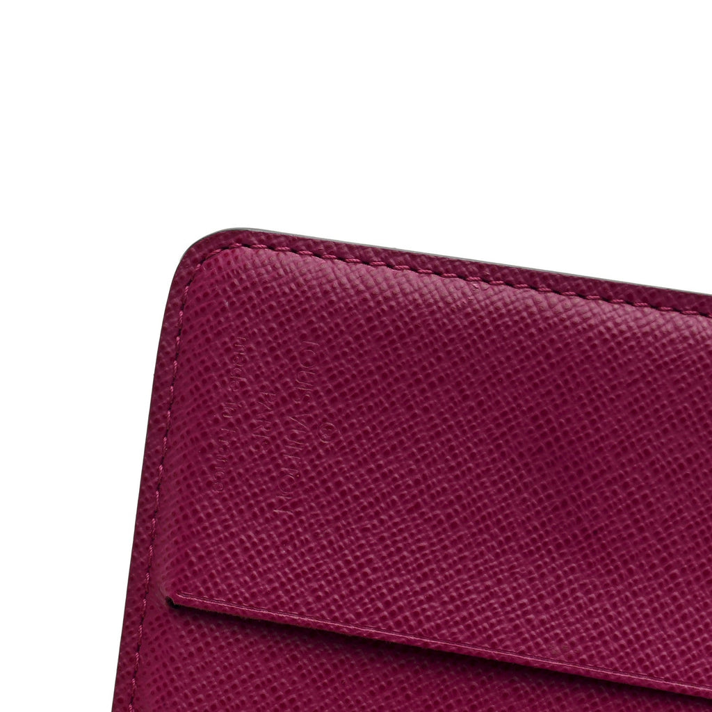 Louis Vuitton Monogram Perforated Compact Zipped Wallet Fuchsia