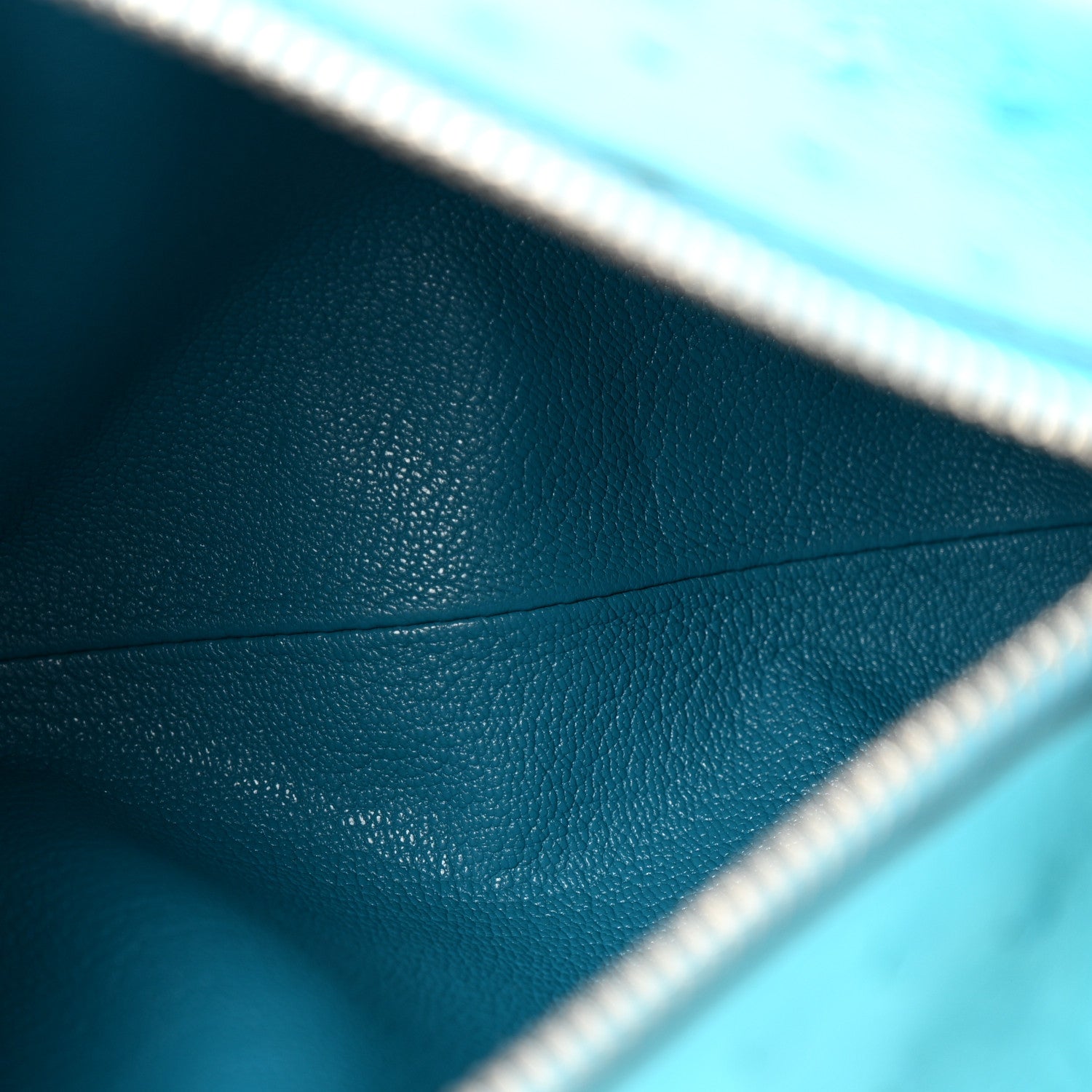 Louis Vuitton Ostrich Side Trunk PM Candy Blue