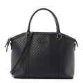 Gucci Soft Microguccissima Dome Satchel Navy