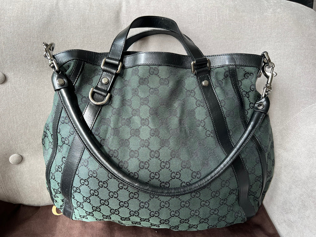 Gucci Abbey Convertible GG Canvas Tote