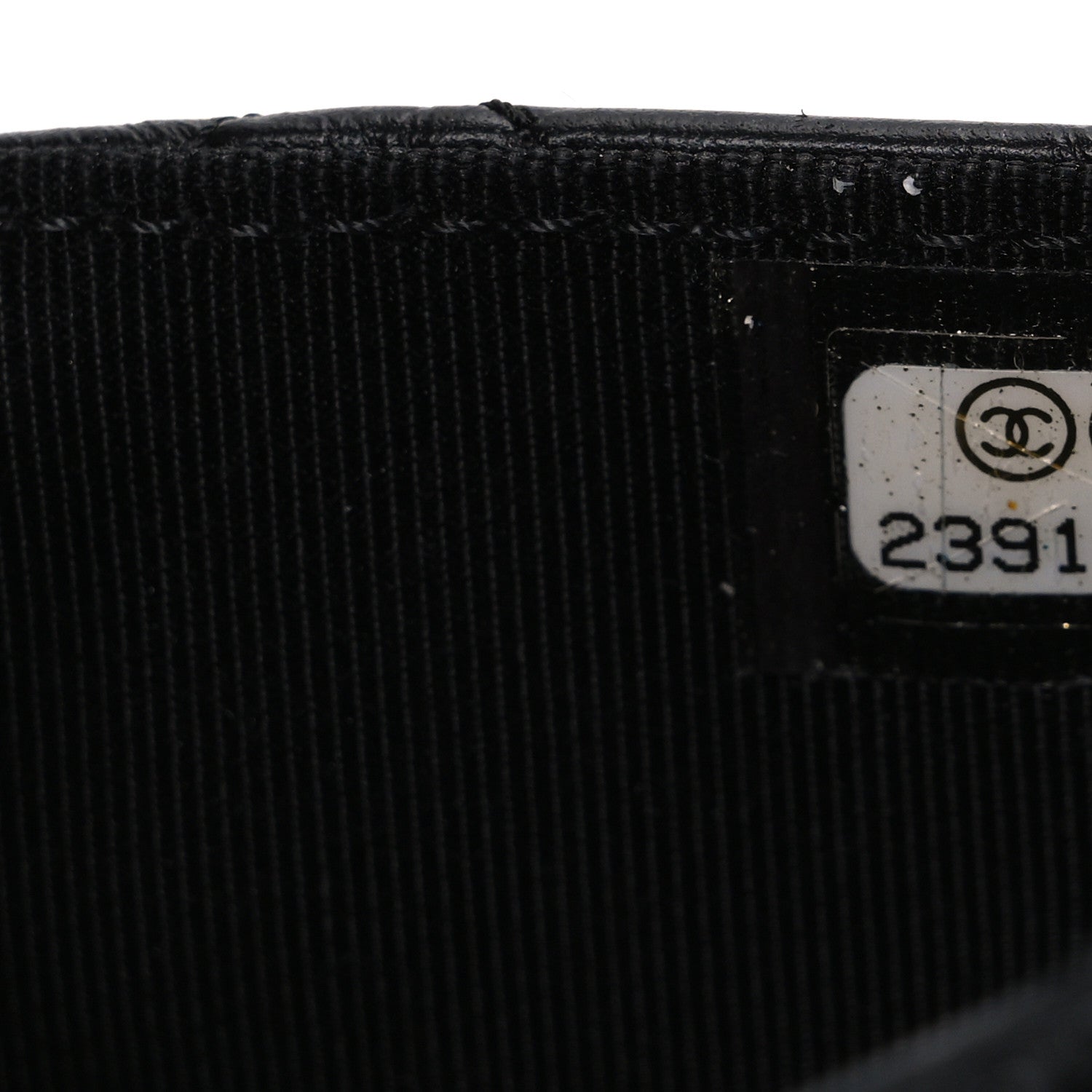 Chanel Aged Calfskin Lucky Charms 2.55 Reissue Wallet on Chain WOC Black