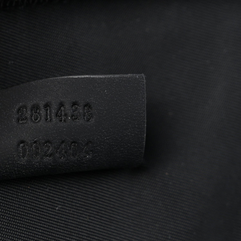 Gucci Rubber Guccissima Laptop Briefcase Black