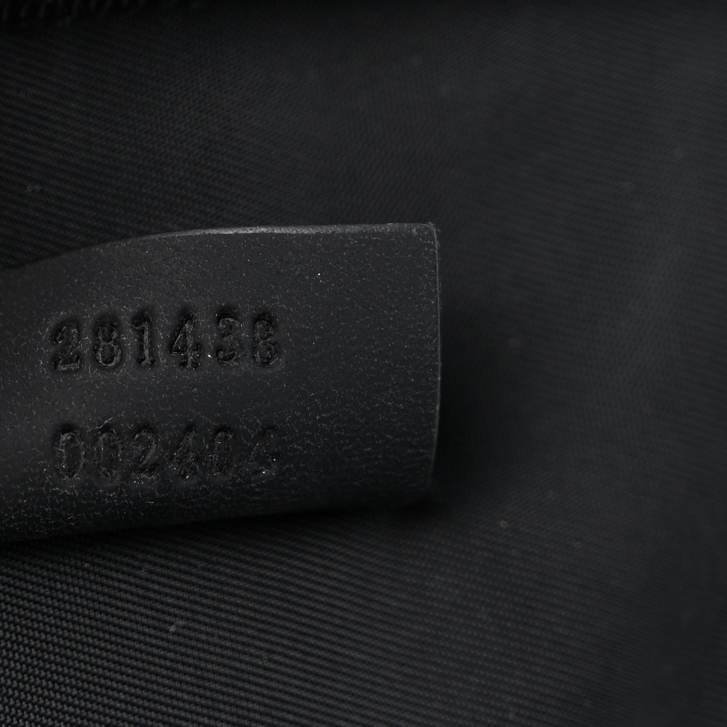 Gucci Rubber Guccissima Laptop Briefcase Black