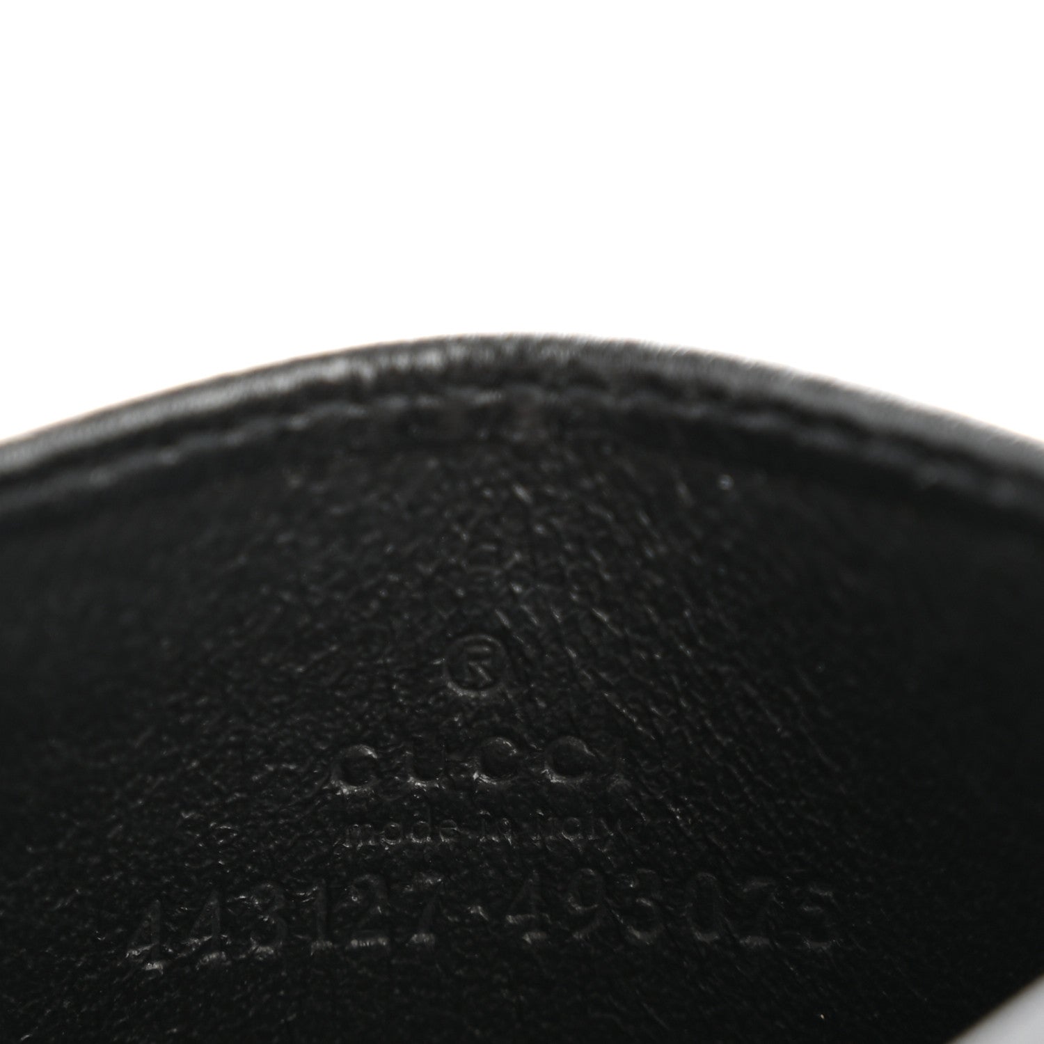 Gucci Calfskin Matelasse GG Marmont Card Holder Black