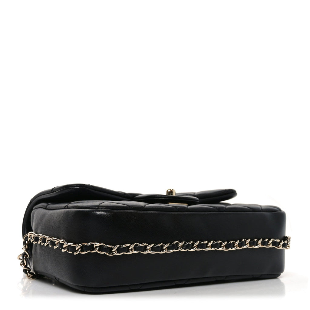 Chanel Lambskin Quilted Small My Precious Flap Black