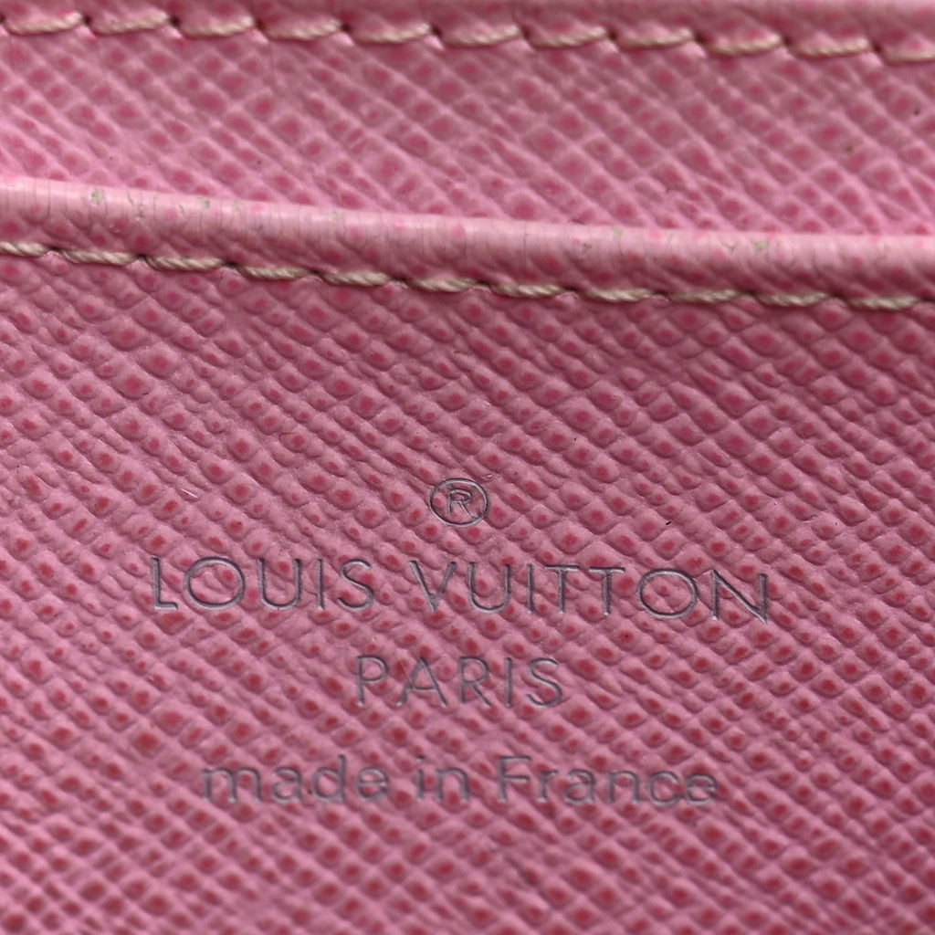 Louis Vuitton Monogram Multicolor Zippy Coin Purse Wallet White Litchi