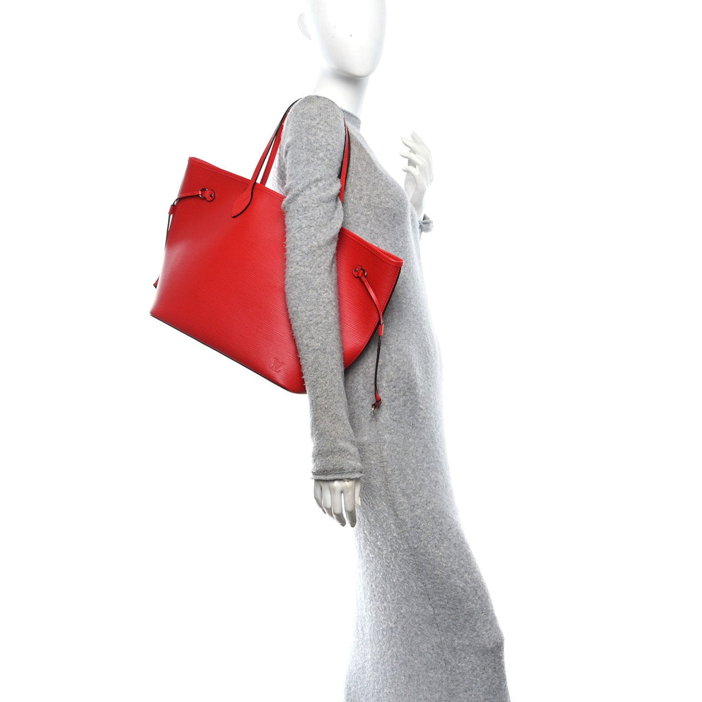 Louis Vuitton Epi Neverfull MM Coquelicot