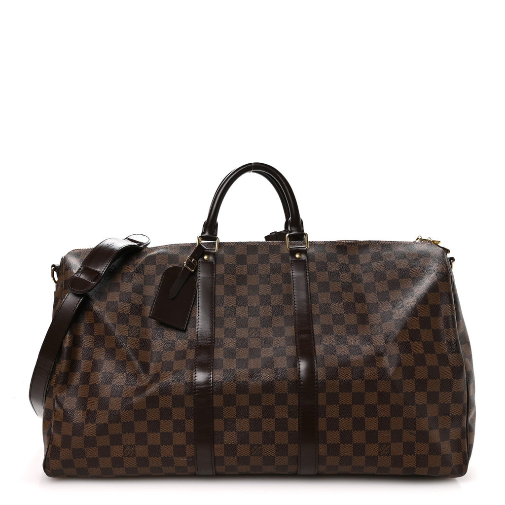 Louis Vuitton Damier Ebene Keepall Bandouliere 55