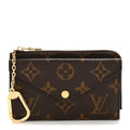 Louis Vuitton Monogram Recto Verso Card Holder Black