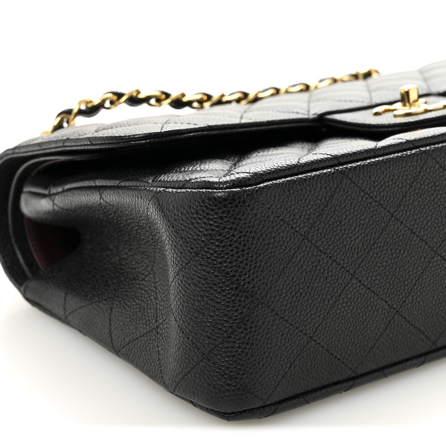 Chanel Caviar Quilted Jumbo Double Flap Black