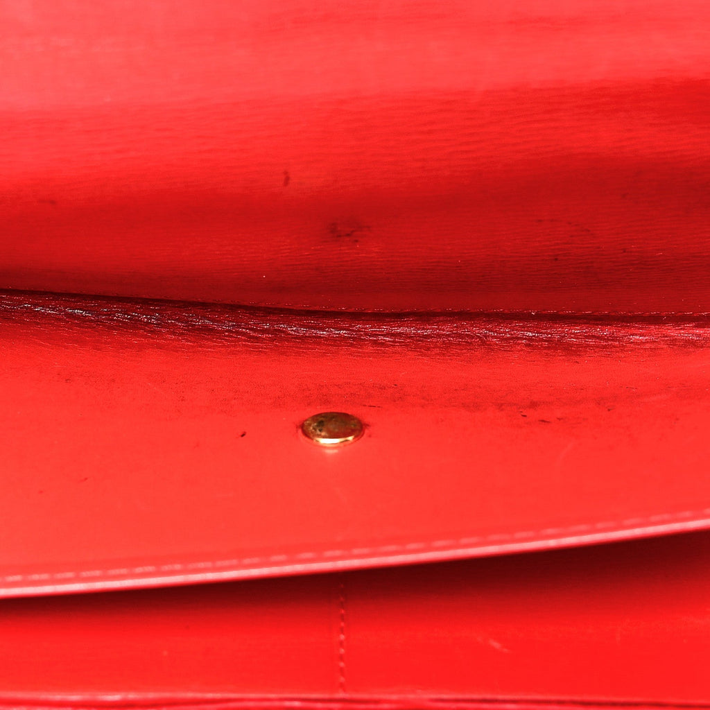 Louis Vuitton Epi Porte Tresor International Wallet Castillan Red