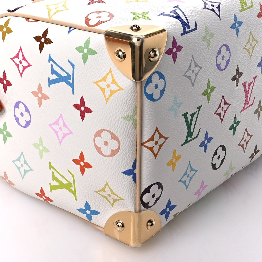 Louis Vuitton LV X TM Monogram Multicolor Speedy Bandouliere 25 White