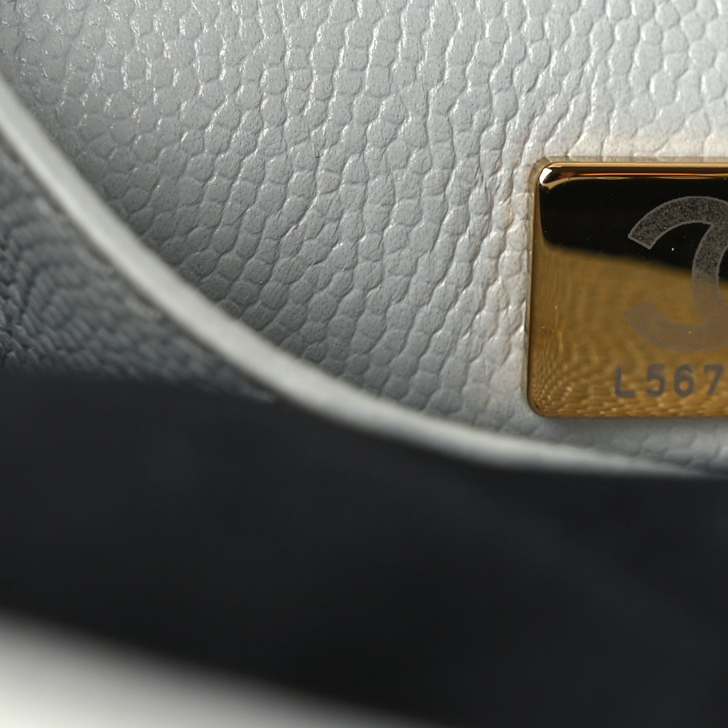 Chanel Caviar Quilted Shopping Tote Light Green