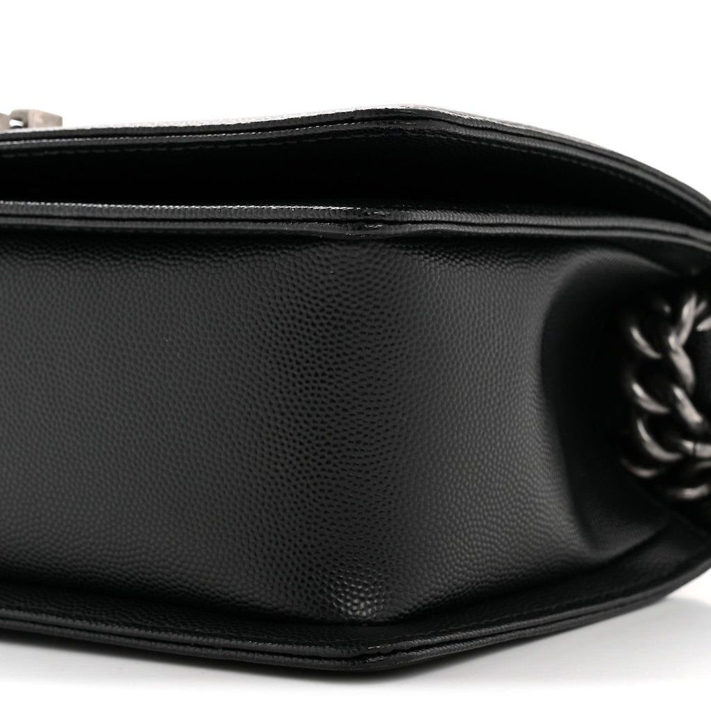 Chanel Caviar Quilted Medium Boy Flap Black