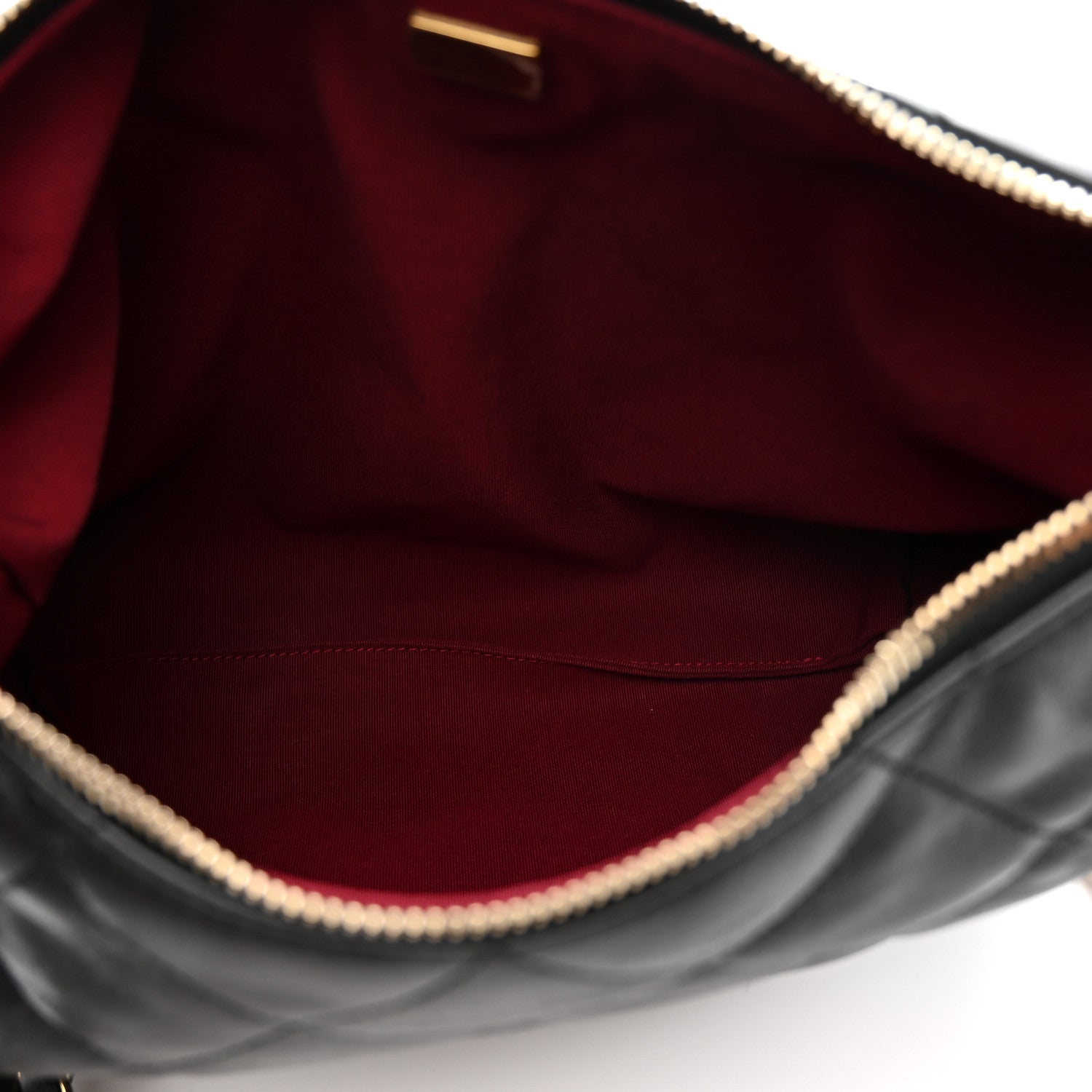 Chanel Lambskin Quilted Maxi Hobo Black