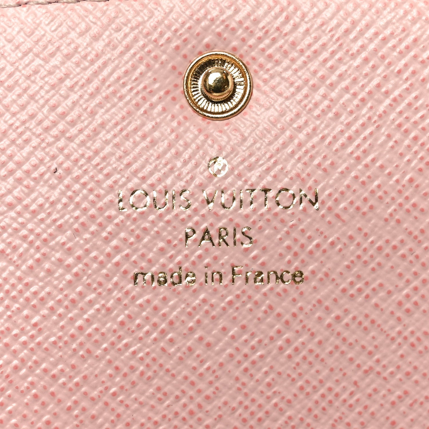 Louis Vuitton Damier Azur Emilie Wallet Rose Ballerine